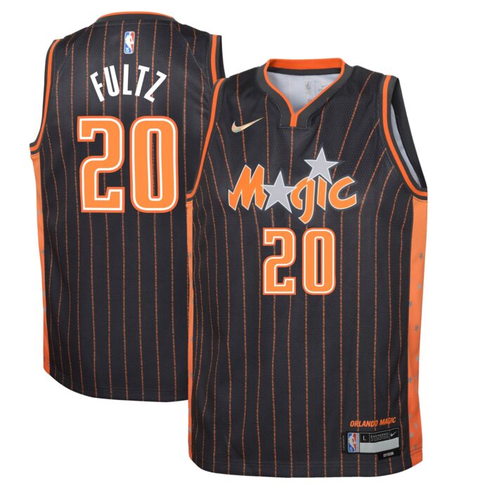 Youth Orlando Magic Markelle Fultz Nike Anthracite Swingman Jersey – City Edition