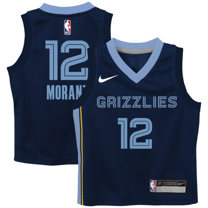 Infant Memphis Grizzlies Ja Morant Nike Navy Swingman Player Jersey – Icon Edition