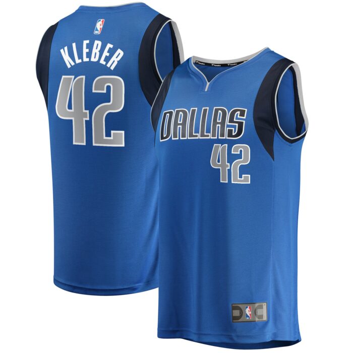 Youth Dallas Mavericks Maxi Kleber Fanatics Blue Fast Break Player Jersey – Icon Edition