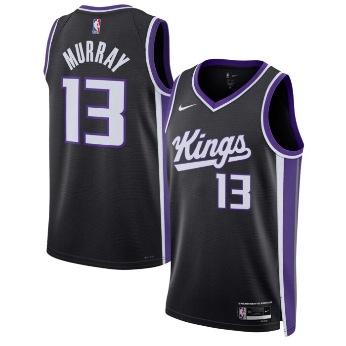 Unisex Sacramento Kings Keegan Murray Nike Black Swingman Jersey – Icon Edition