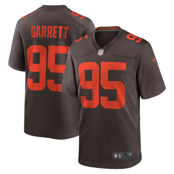 Men’s Cleveland Browns Myles Garrett Nike Brown Alternate Game Jersey