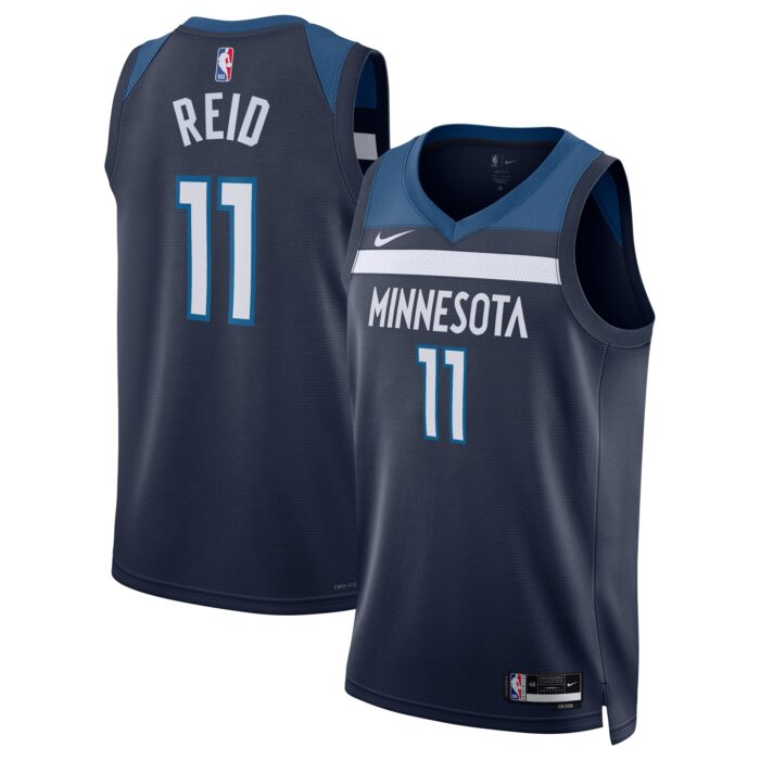 Unisex Minnesota Timberwolves Naz Reid Nike Navy Swingman Replica Jersey – Icon Edition