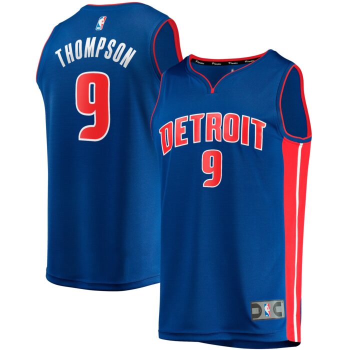 Youth Detroit Pistons Ausar Thompson Fanatics Royal Fast Break Replica Jersey – Icon Edition
