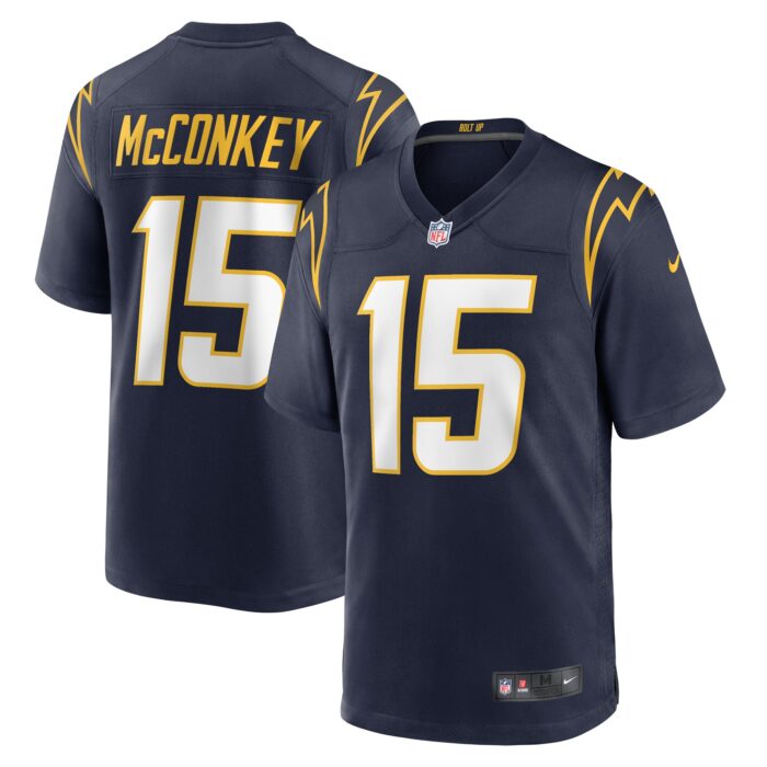 Men’s Los Angeles Chargers Ladd McConkey Nike Navy Alternate Game Jersey