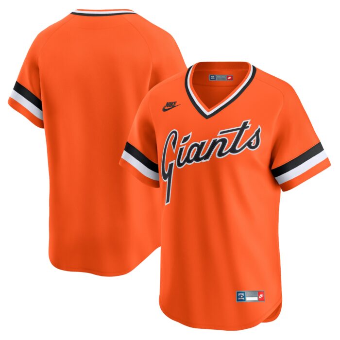 Men’s San Francisco Giants Nike Orange Cooperstown Collection Limited Jersey