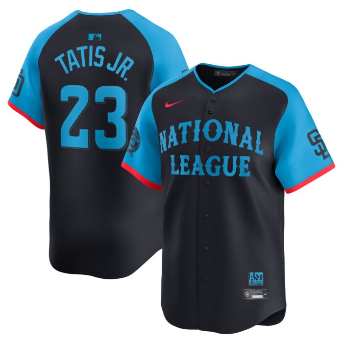 Men’s National League Fernando Tatis Jr. Nike Navy 2024 MLB All-Star Game Limited Player Jersey