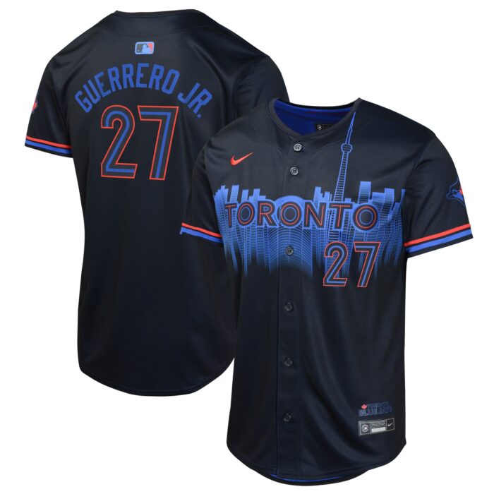 Youth Toronto Blue Jays Vladimir Guerrero Nike Navy 2024 City Connect Limited Player Jersey