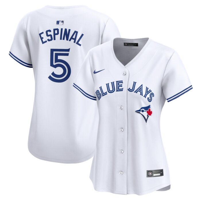 Women’s Toronto Blue Jays Santiago Espinal Nike White Home Limited Player Jersey