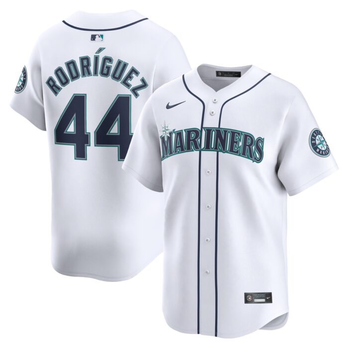 Men’s Seattle Mariners Julio Rodríguez Nike White Home Limited Player Jersey