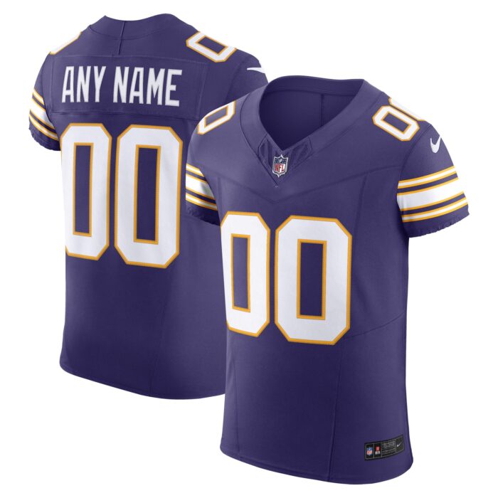 Men’s Minnesota Vikings Nike Purple Vapor F.U.S.E. Elite Custom Jersey