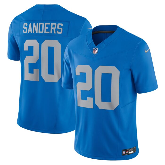Men’s Detroit Lions Barry Sanders Nike Blue Vapor F.U.S.E. Alternate Limited Jersey