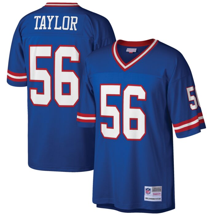 Men’s New York Giants Lawrence Taylor Mitchell & Ness Royal Big & Tall 1986 Retired Player Replica Jersey