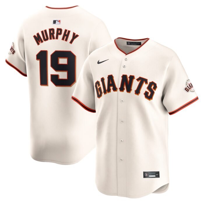 Men’s San Francisco Giants Tom Murphy Nike Cream Home Limited Player Jersey