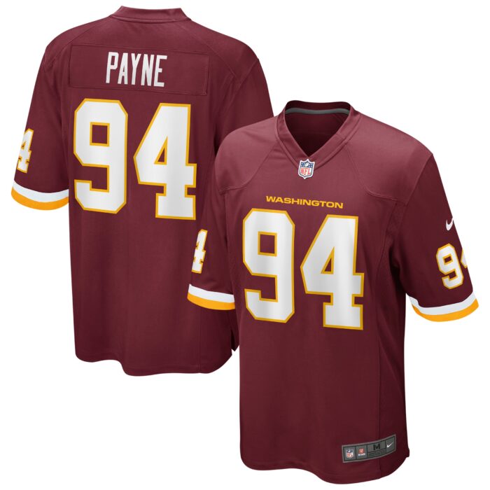 Men’s Nike Daron Payne Washington Football Team Burgundy Game Player Jersey