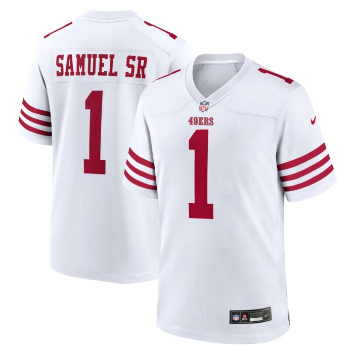 Men’s San Francisco 49ers Deebo Samuel Sr Nike White Men’s Nike Game Jersey