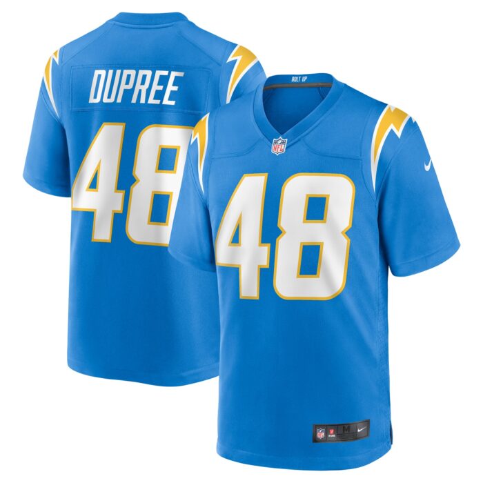 Men’s Los Angeles Chargers Bud Dupree Nike Powder Blue Team Game Jersey