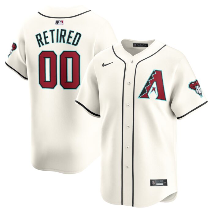 Men’s Arizona Diamondbacks Nike White Home Limited Pick-A-Player Retired Roster Jersey