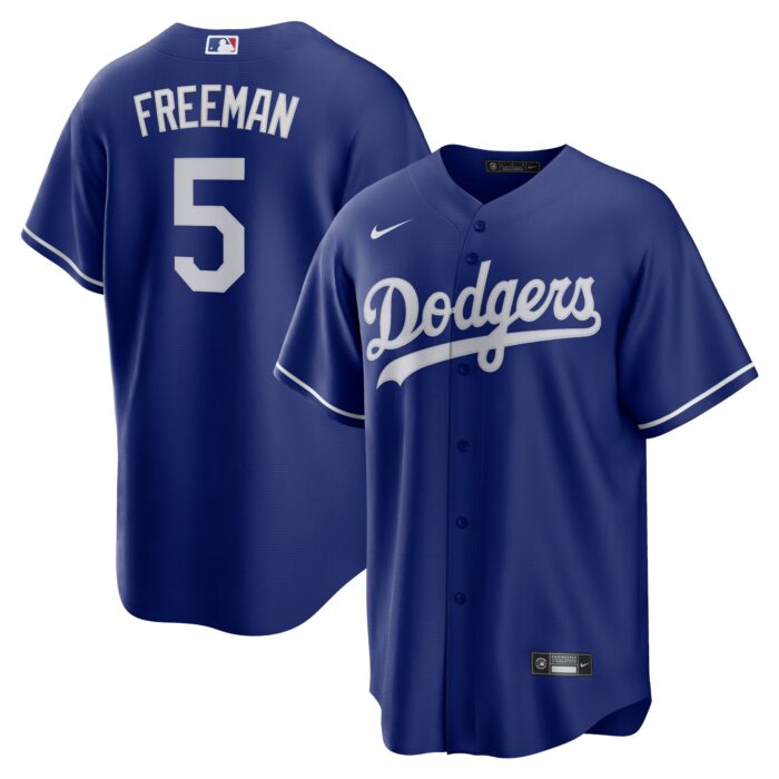 Men’s Los Angeles Dodgers Freddie Freeman Nike Royal Alternate Replica Player Jersey