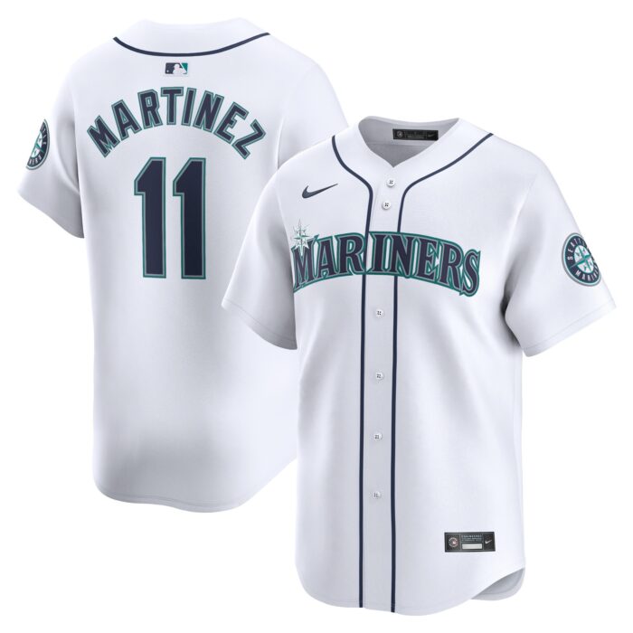 Men’s Seattle Mariners Edgar Martinez Nike White Home Limited Player Jersey