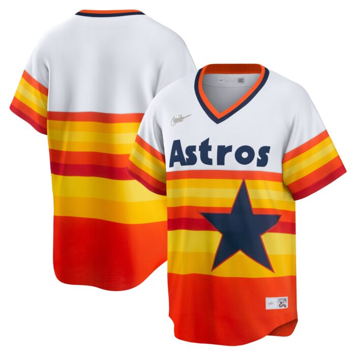 Men’s Houston Astros Nike White Home Cooperstown Collection Team Jersey