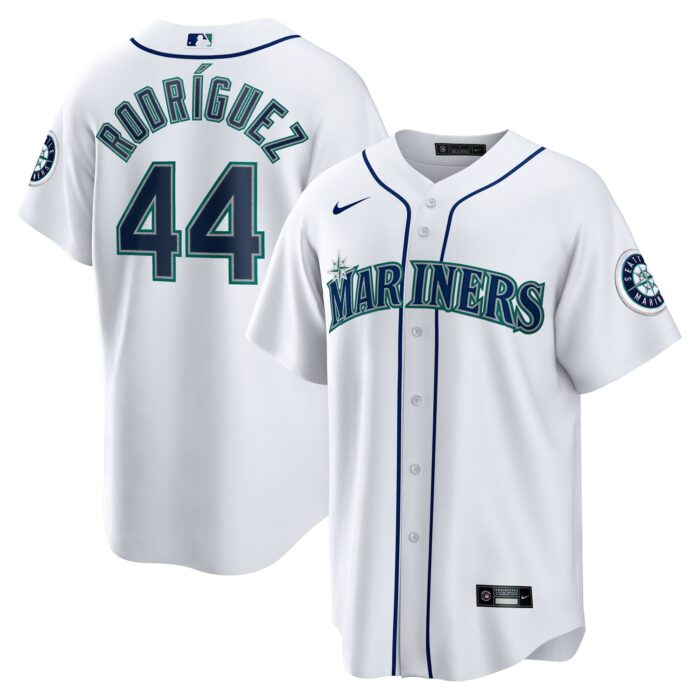 Men’s Seattle Mariners Julio Rodríguez Nike White Home Replica Jersey