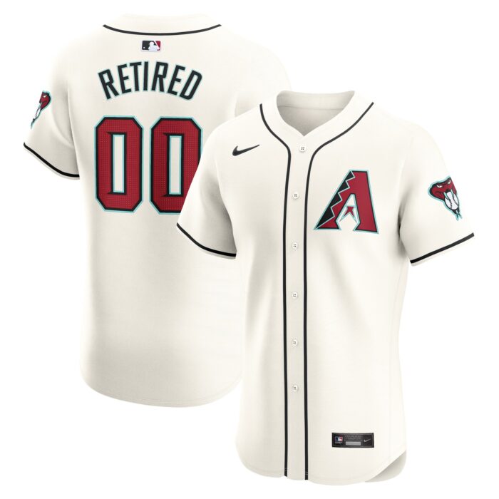 Men’s Arizona Diamondbacks Nike White Home Elite Pick-A-Player Retired Roster Jersey