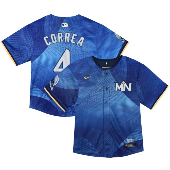 Toddler Minnesota Twins Carlos Correa Nike Royal 2024 City Connect Limited Jersey