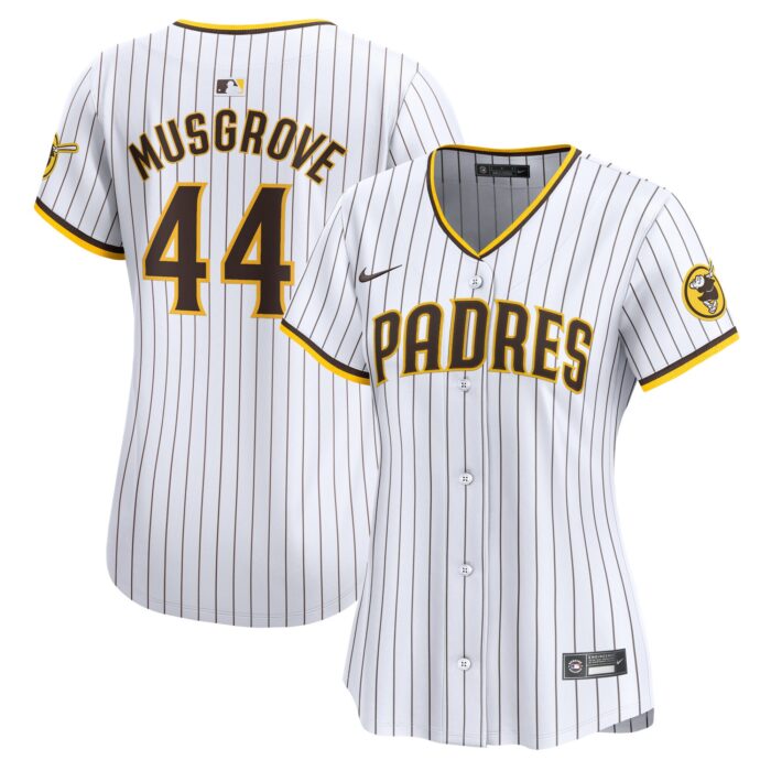 Women’s San Diego Padres Joe Musgrove Nike White Home Limited Player Jersey