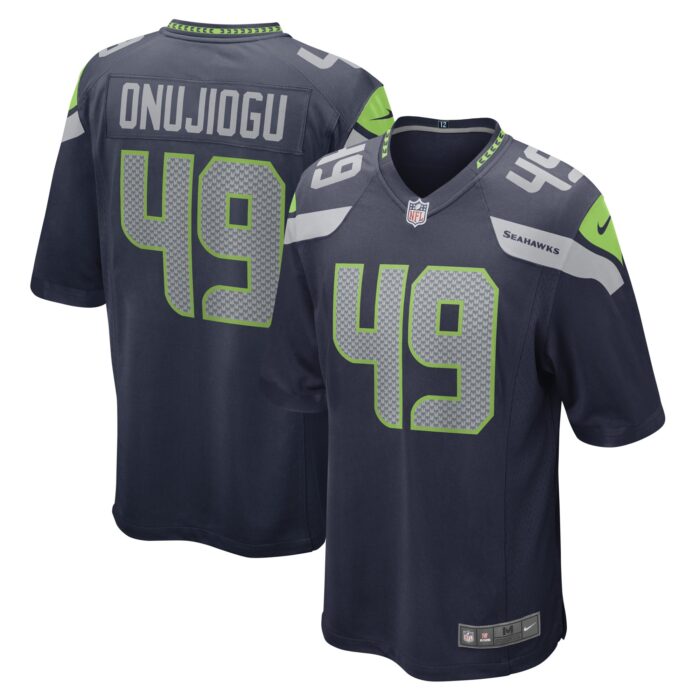 Men’s Seattle Seahawks Joshua Onujiogu Nike College Navy Game Player Jersey