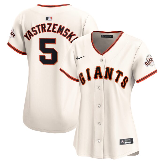 Women’s San Francisco Giants Mike Yastrzemski Nike Cream Home Limited Player Jersey