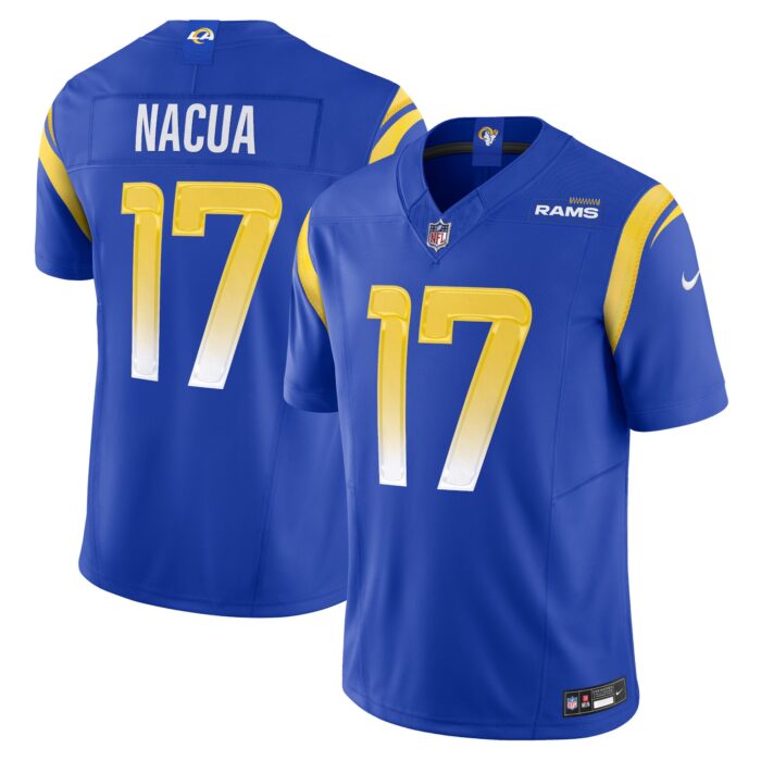 Men’s Los Angeles Rams Puka Nacua Nike Royal Vapor F.U.S.E. Limited Jersey