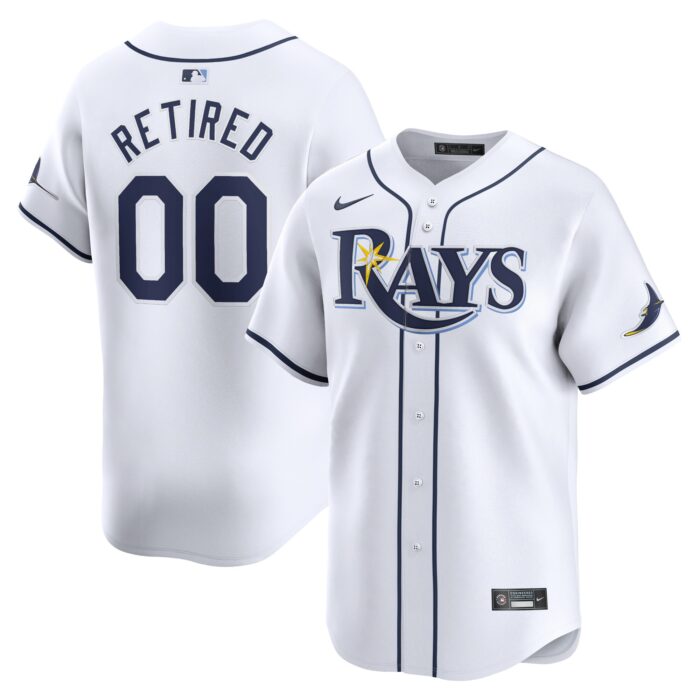 Men’s Tampa Bay Rays Nike White Home Limited Pick-A-Player Retired Roster Jersey