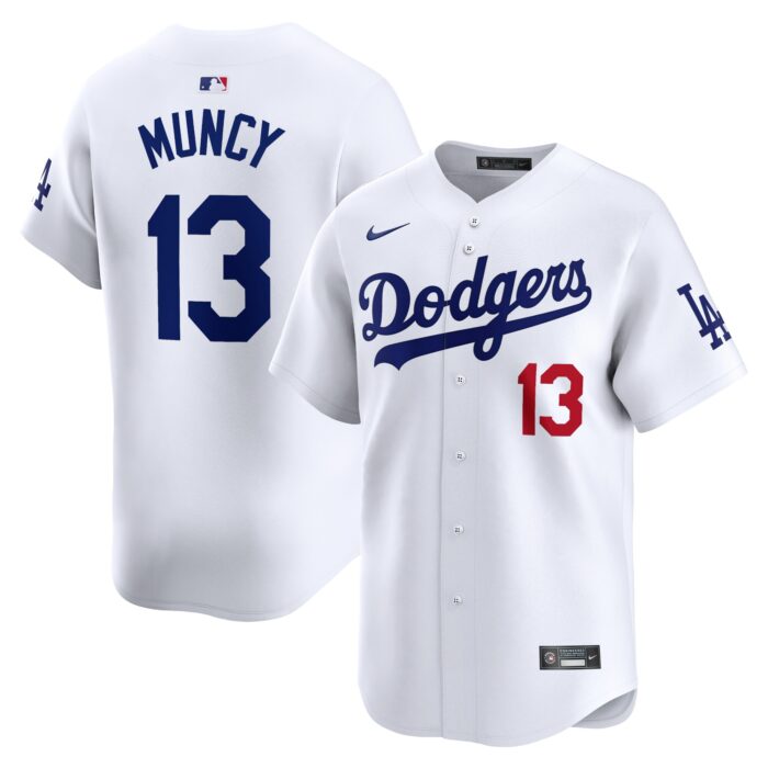 Men’s Los Angeles Dodgers Max Muncy Nike White Home Limited Player Jersey