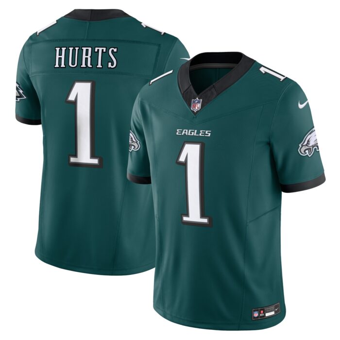 Men’s Philadelphia Eagles Jalen Hurts Nike Midnight Green Vapor F.U.S.E. Limited Jersey