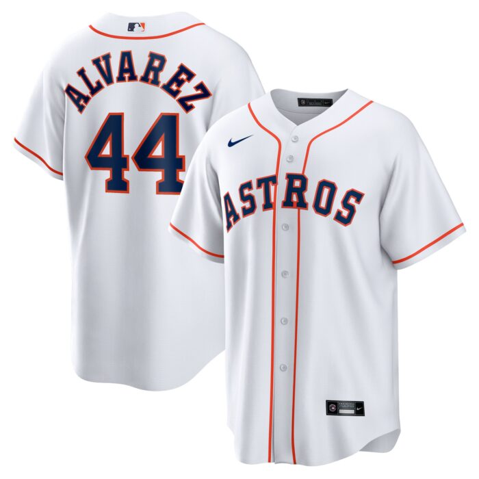 Men’s Houston Astros Yordan Álvarez Nike White Home Replica Player Jersey
