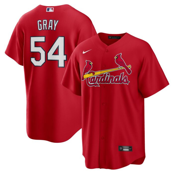 Men’s St. Louis Cardinals Sonny Gray Nike Red Alternate Replica Jersey
