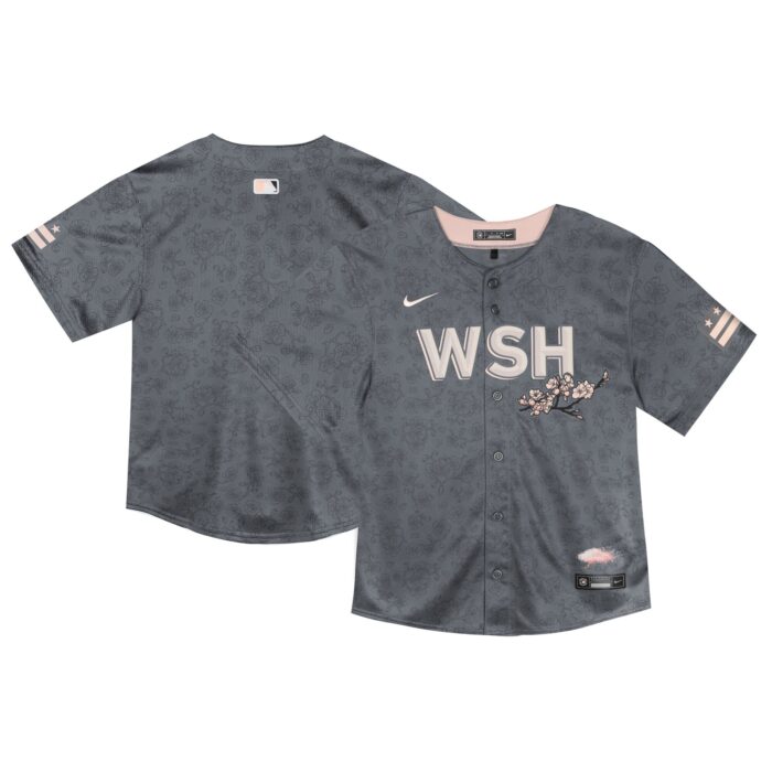 Toddler Washington Nationals Nike Charcoal City Connect Limited Jersey