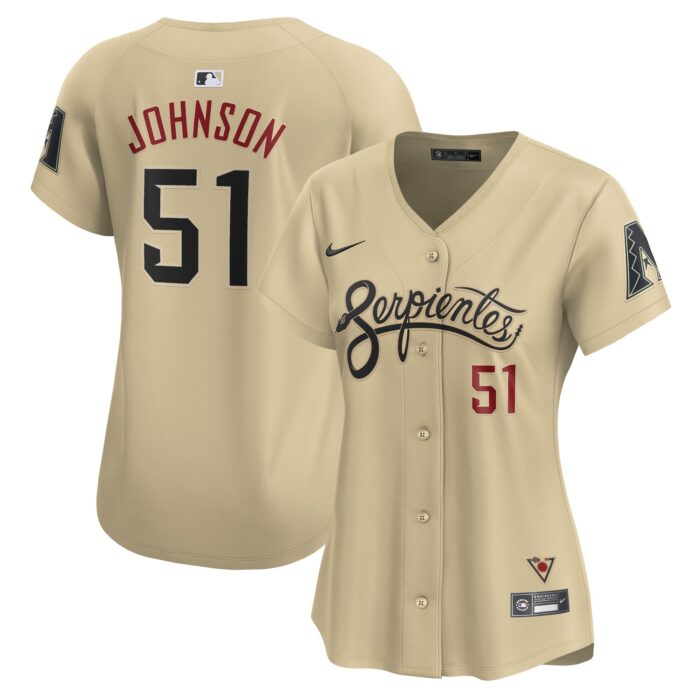 Women’s Arizona Diamondbacks Randy Johnson Nike Sand City Connect Retired Player Jersey