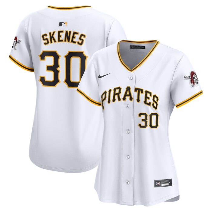 Women’s Pittsburgh Pirates Paul Skenes Nike White Home Limited Player Jersey