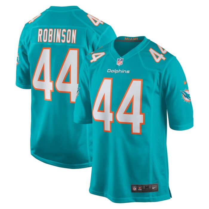 Men’s Miami Dolphins Chop Robinson Nike Aqua 2024 NFL Draft First Round Pick Player Game Jersey