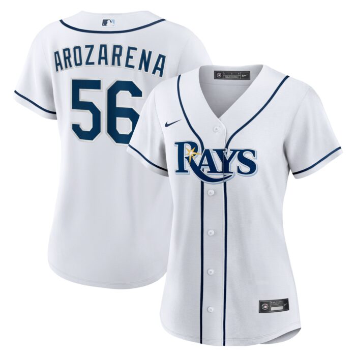 Women’s Tampa Bay Rays Randy Arozarena Nike White Home Replica Player Jersey