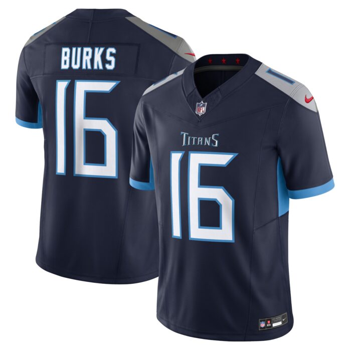 Men’s Tennessee Titans Treylon Burks Nike Navy Vapor F.U.S.E. Limited Jersey