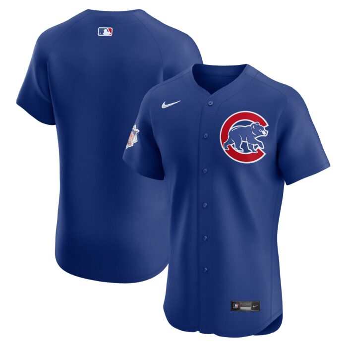 Men’s Chicago Cubs Nike Royal Alternate Vapor Premier Elite Patch Jersey