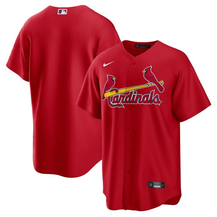 Men’s St. Louis Cardinals Nike Red Big & Tall Alternate Replica Team Jersey