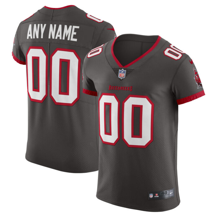 Men’s Tampa Bay Buccaneers Nike Pewter Vapor Untouchable Elite Custom Alternate Jersey