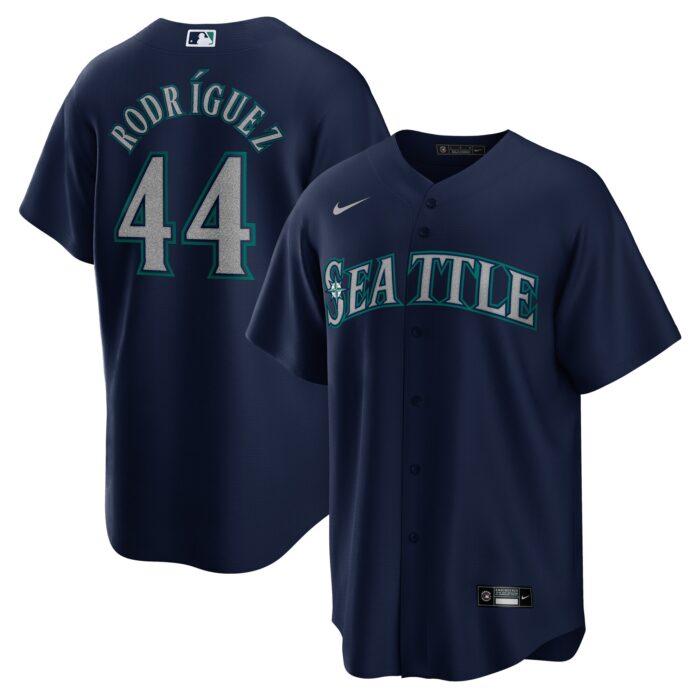Men’s Seattle Mariners Julio Rodriguez Nike Navy Official Replica Player Jersey