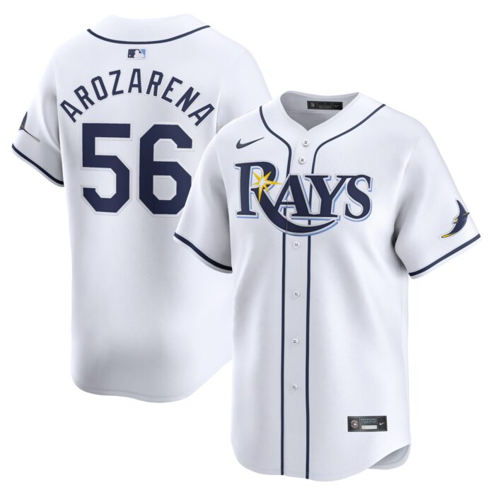 Men’s Tampa Bay Rays Randy Arozarena Nike White Home Limited Player Jersey