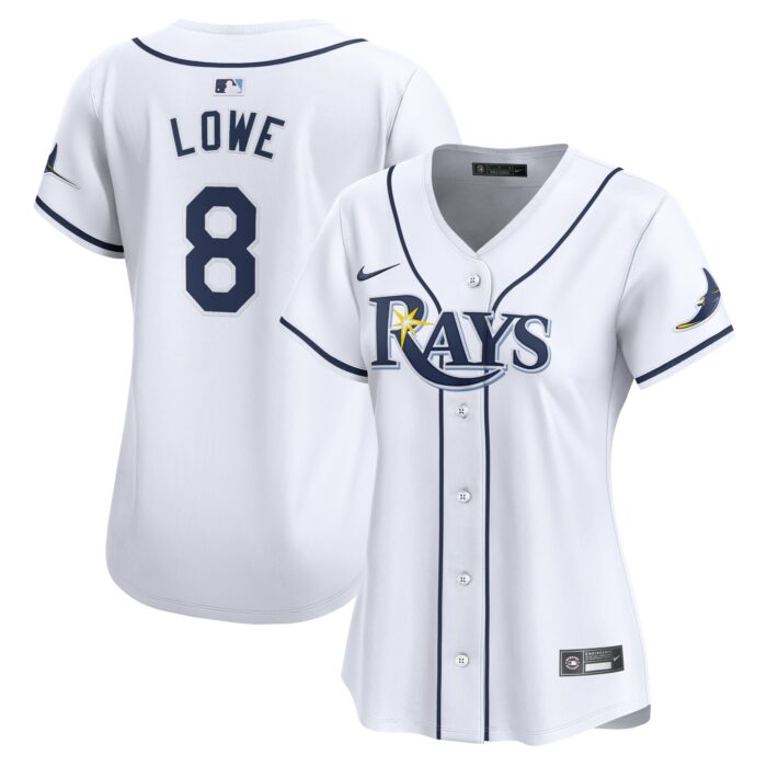 Women’s Tampa Bay Rays Brandon Lowe Nike White Home Limited Player Jersey