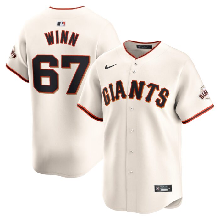 Men’s San Francisco Giants Keaton Winn Nike Cream Home Limited Player Jersey