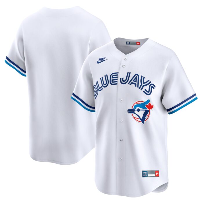 Men’s Toronto Blue Jays Nike White Cooperstown Collection Limited Jersey